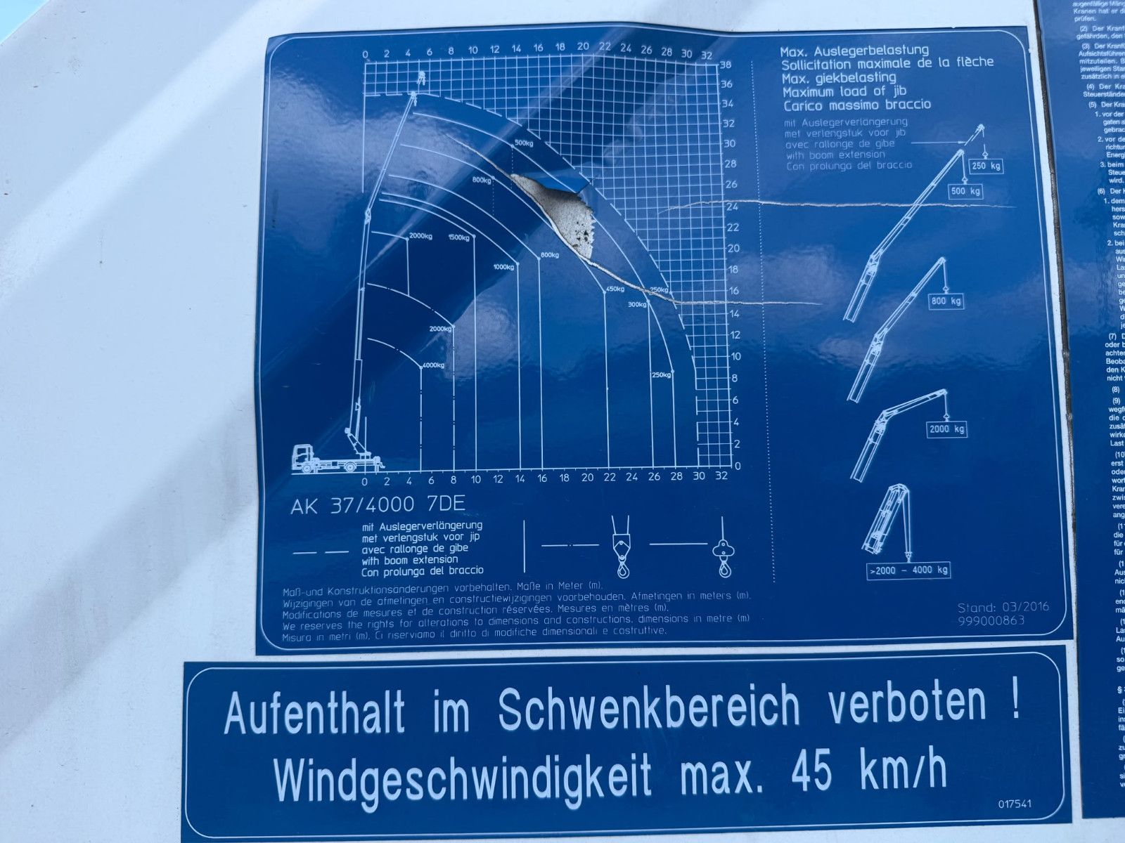 Fahrzeugabbildung Mercedes-Benz Atego 3 4x2 7XX/8XX OM934*Böcker AK37/4000 Kran